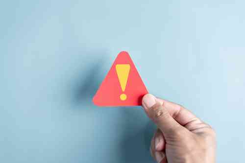 Zeichen mit Rufzeichen